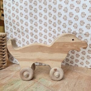 Wooden Dinosaur Pull Toy